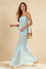 Sultry Sheer Insert Slip Dress