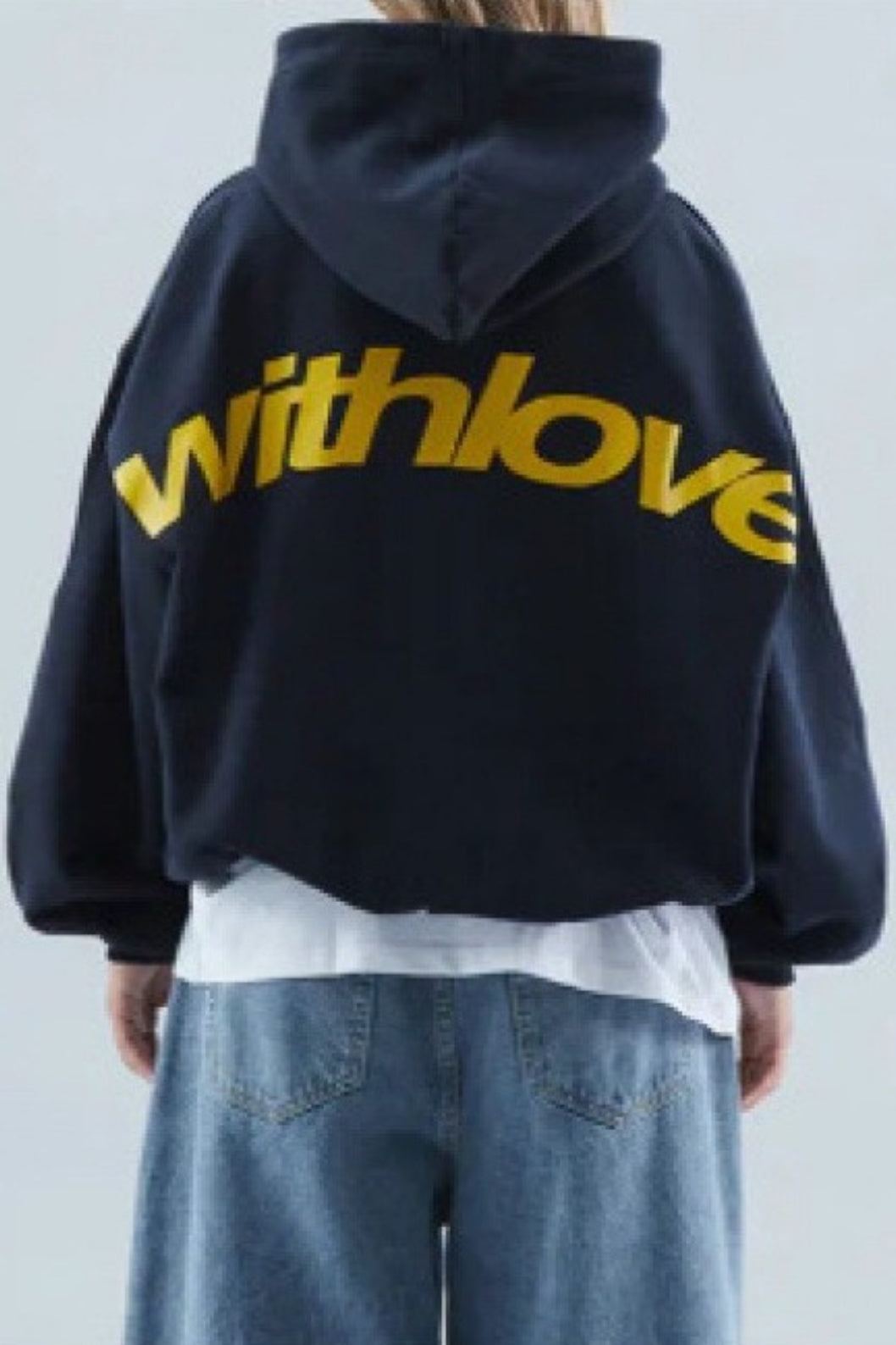 Pocket Print Pullover Hoodie Main image