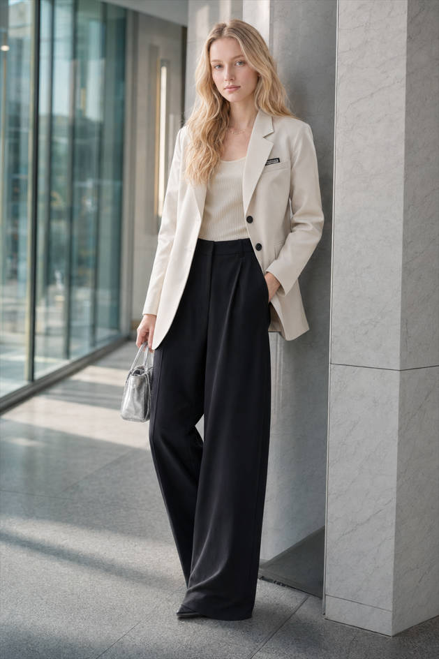 Elegant Long Sleeve Blazer Main image