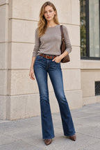 Loose Casual Fashion Plus Size Ladies Denim Trousers