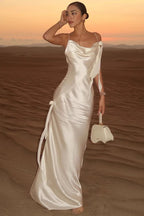 Cami Backless  Maxi Silk Dress