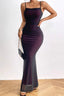 Solid Fitted Halter Bodycon Dress