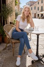 Slimming Stretch High Waist Skinny Jeans