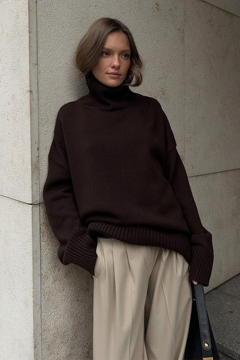 Oversized Turtleneck Sweater Main image
