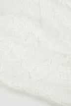 Lace Trim Waist Tie A-Line Cami Lace Dress