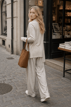 Relaxed Casual Drapey Knit Pants