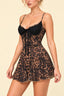 Leopard Camisole Mini Dress