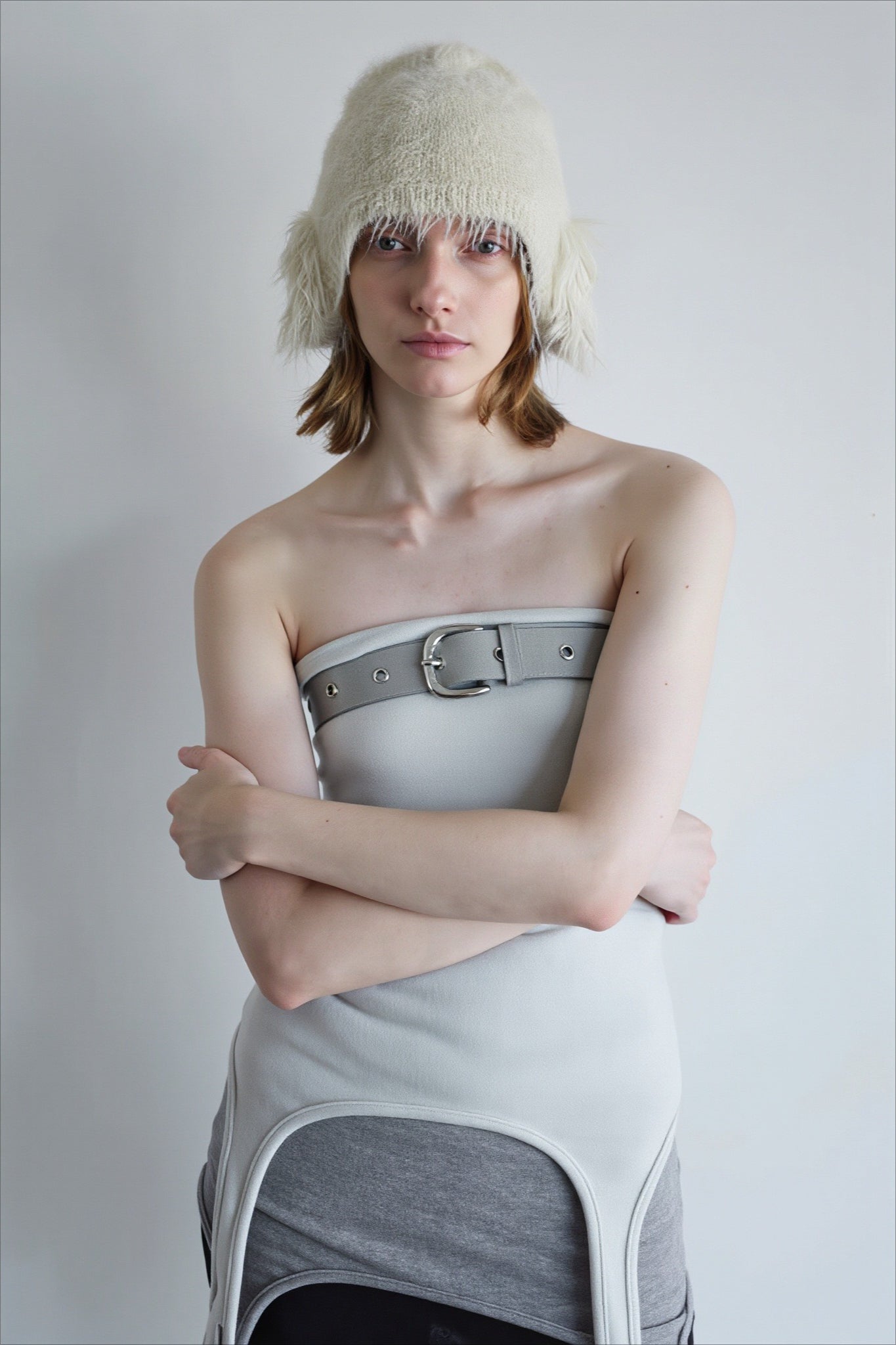 Suspender Tie Layered Longline Tube Top Secondary image