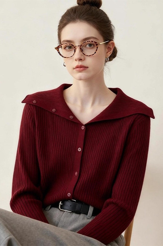 Slim Fit Shawl Collar Cardigan Main image