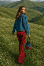 Leopard Print Flare Pant