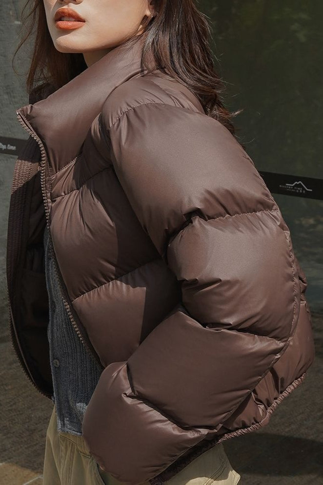 Thickened Stand Collar Down Coat Secondary image
