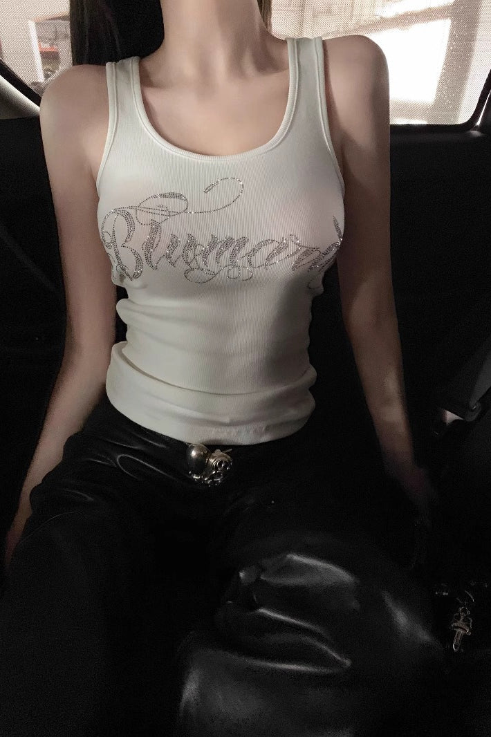 Bodycon Crop Sleeveless Tank Top Main image