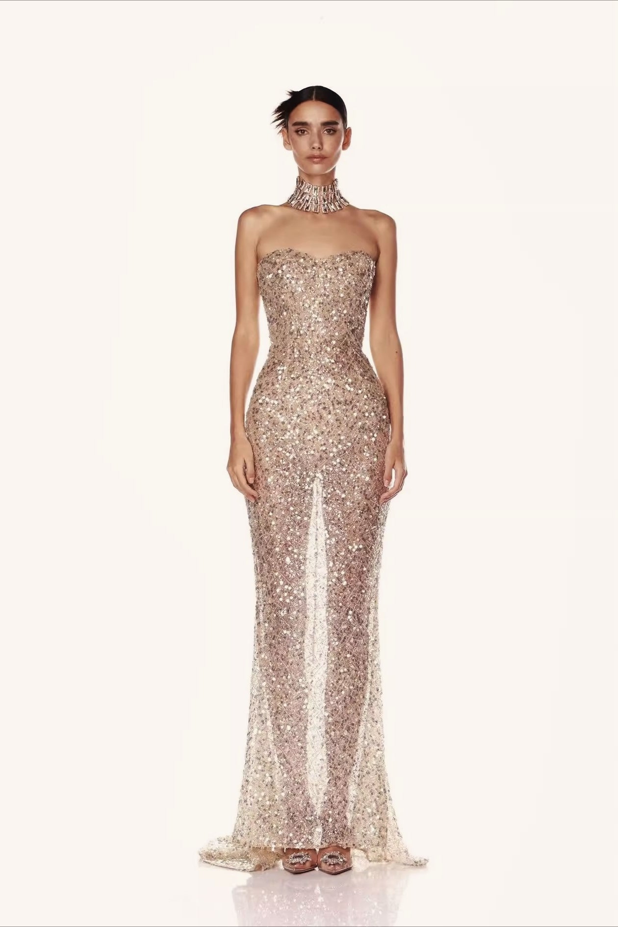 Sequin Glamour Gown Prom Dress Main image