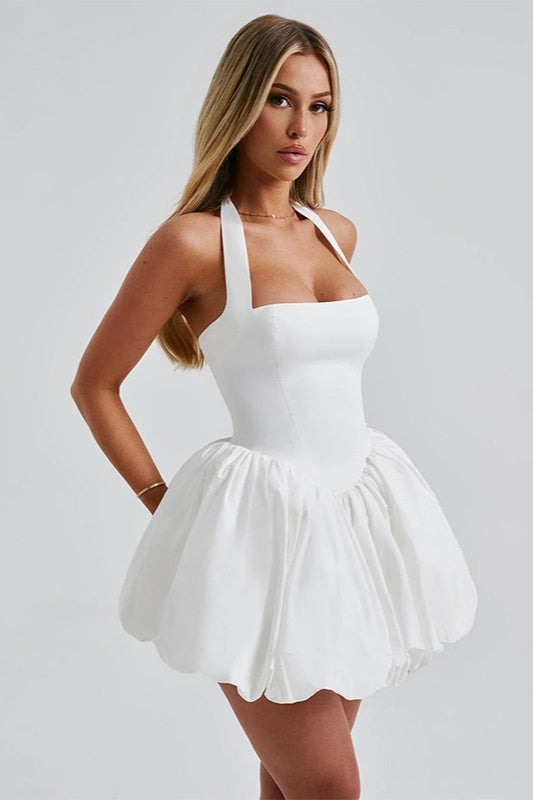 Halter Bow Puff Birthday Dress Secondary image