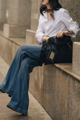 Comfort Stretch Cropped Flare Jeans