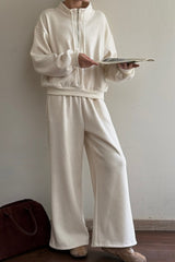 Plush Brushed Terry Hoodie Set Activewear Set