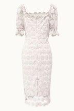 Off Shoulder Lace Bodycon Boho Dress