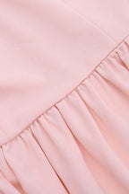 Off-Shoulder Tie-Front Maxi Party Dress