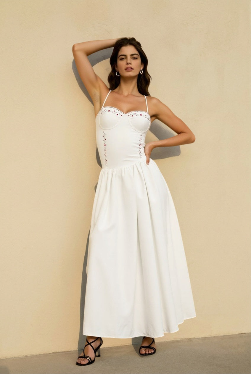 High Waist Slim Cami Vacation Dress Secondary image