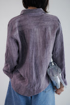 Old Money Wave Texture Blouse