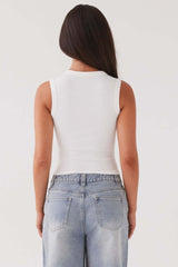 Sleeveless Slim Fit Knit Top