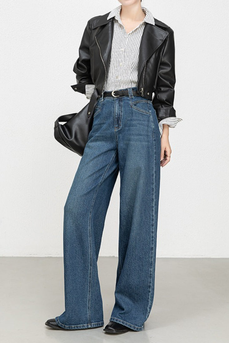 High Waist Stretch Floral Flare Jeans Main image