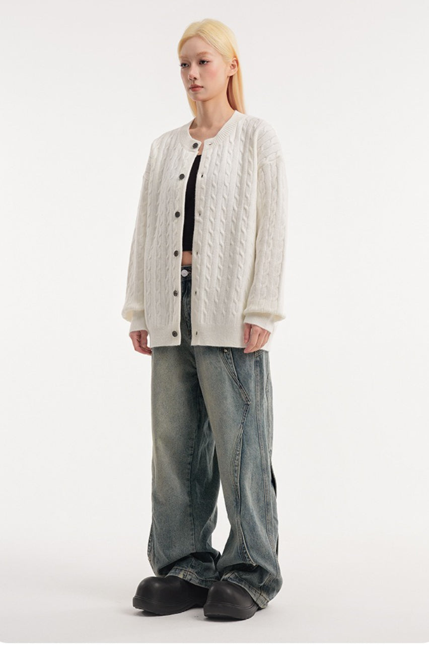 Cable Knit Vintage Cardigan Secondary image