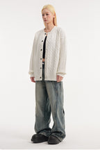 Cable Knit Vintage Cardigan