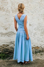 Cutout Lace Patchwork Boho Skirt Set