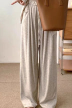 Relaxed Casual Drapey Knit Pants