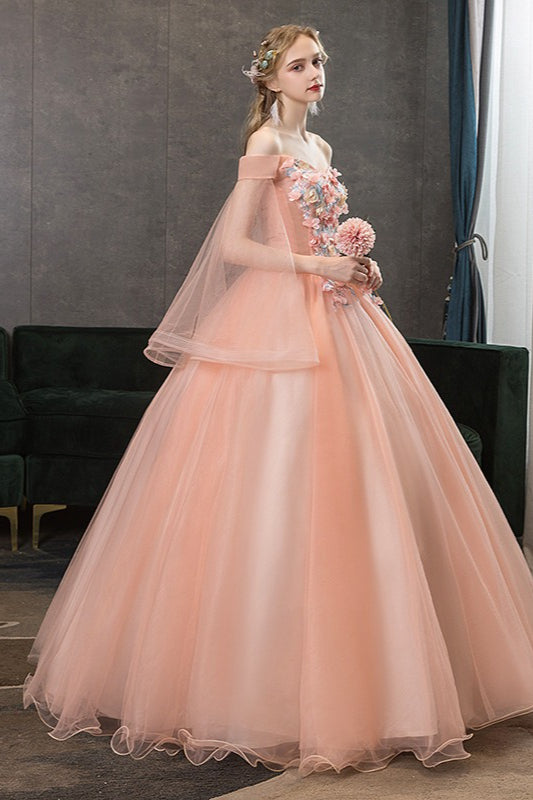 Tulle Princess A-Line Prom Dress Main image