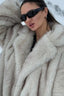 Lapel Thickened Faux Fur Plush Coat