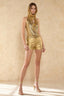 Venus Hoodie Stylish Metallic Top