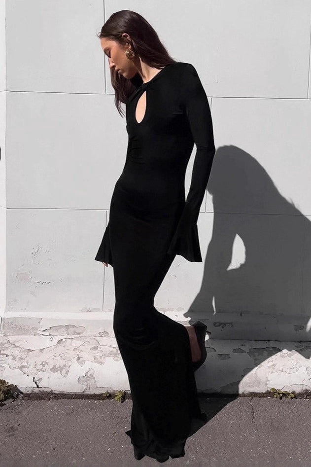 Bell Sleeve Knit Work Dress Main image