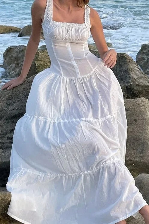Beach Cotton Tank Maxi Dress Main image