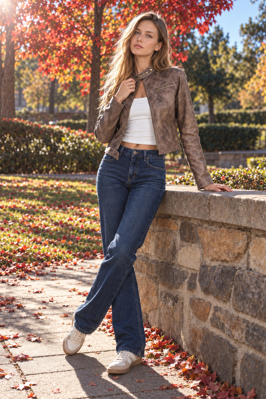 Bella Elegant Moto Jacket