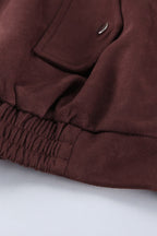Vintage Relaxed Suede Coat