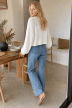 Short Knit Long Sleeve Cardigans