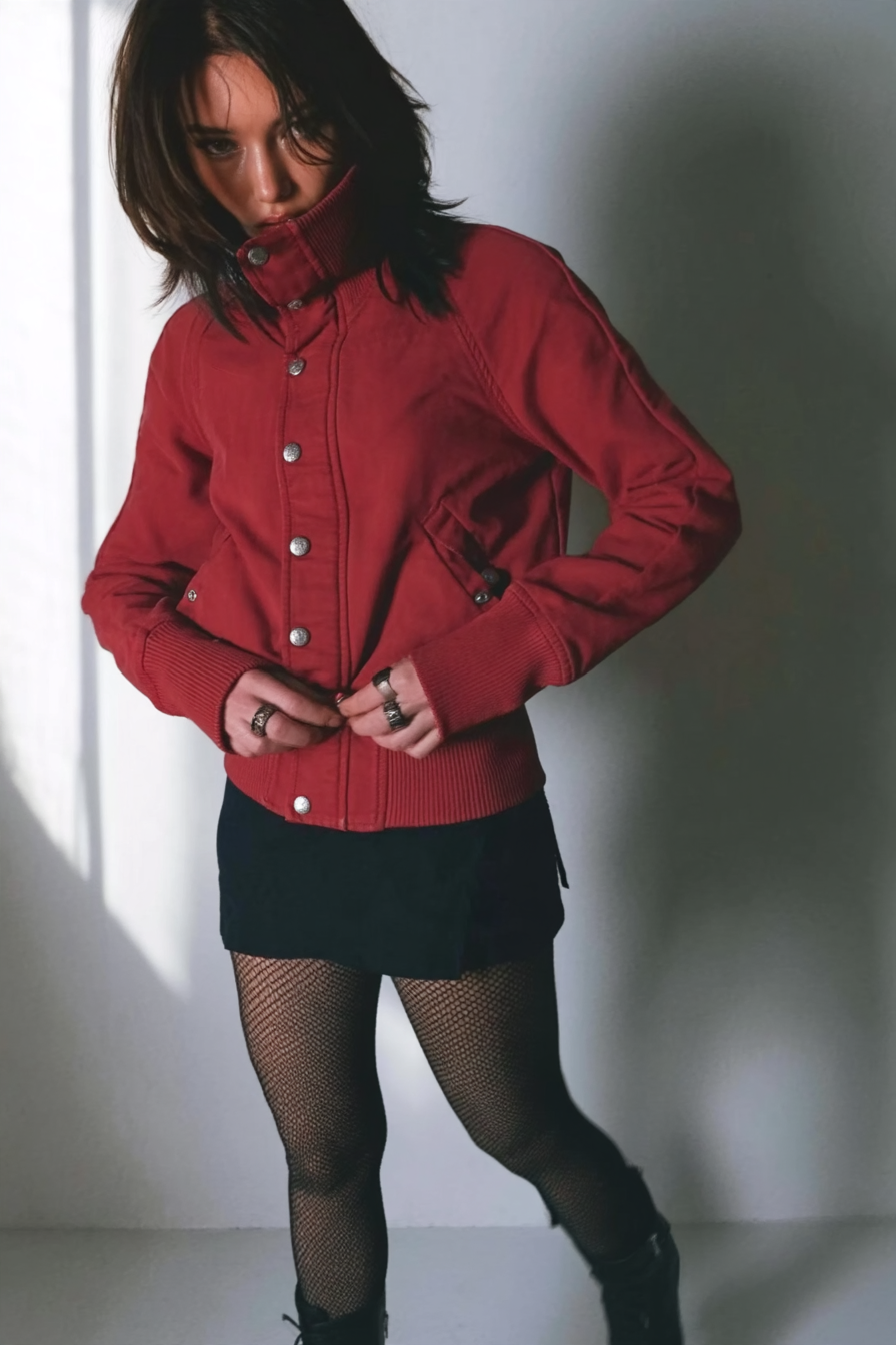 Urban Stand Collar Zip Detail Jacket Secondary image