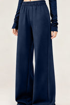 High Waist Narrow Leg Knit Pants