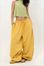 Rhinestone Script Drawstring Wide Leg Pants