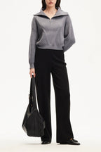 Short Cable Knit Pullover Sweater
