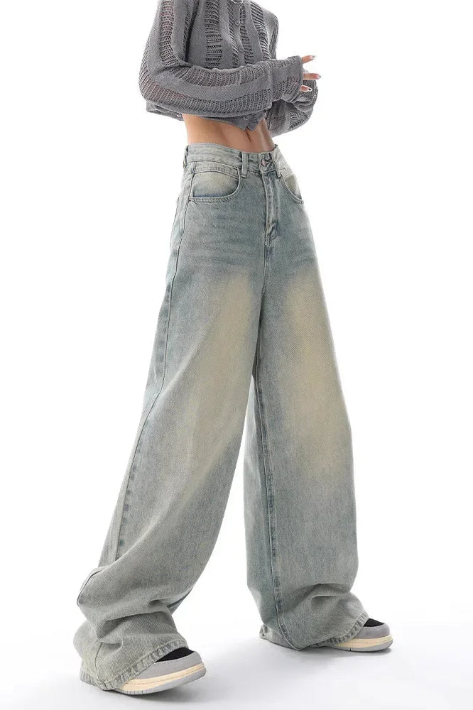 Vintage Wide Leg High Waist Jeans Secondary image