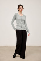 Thermal Blend Slim Knit Top