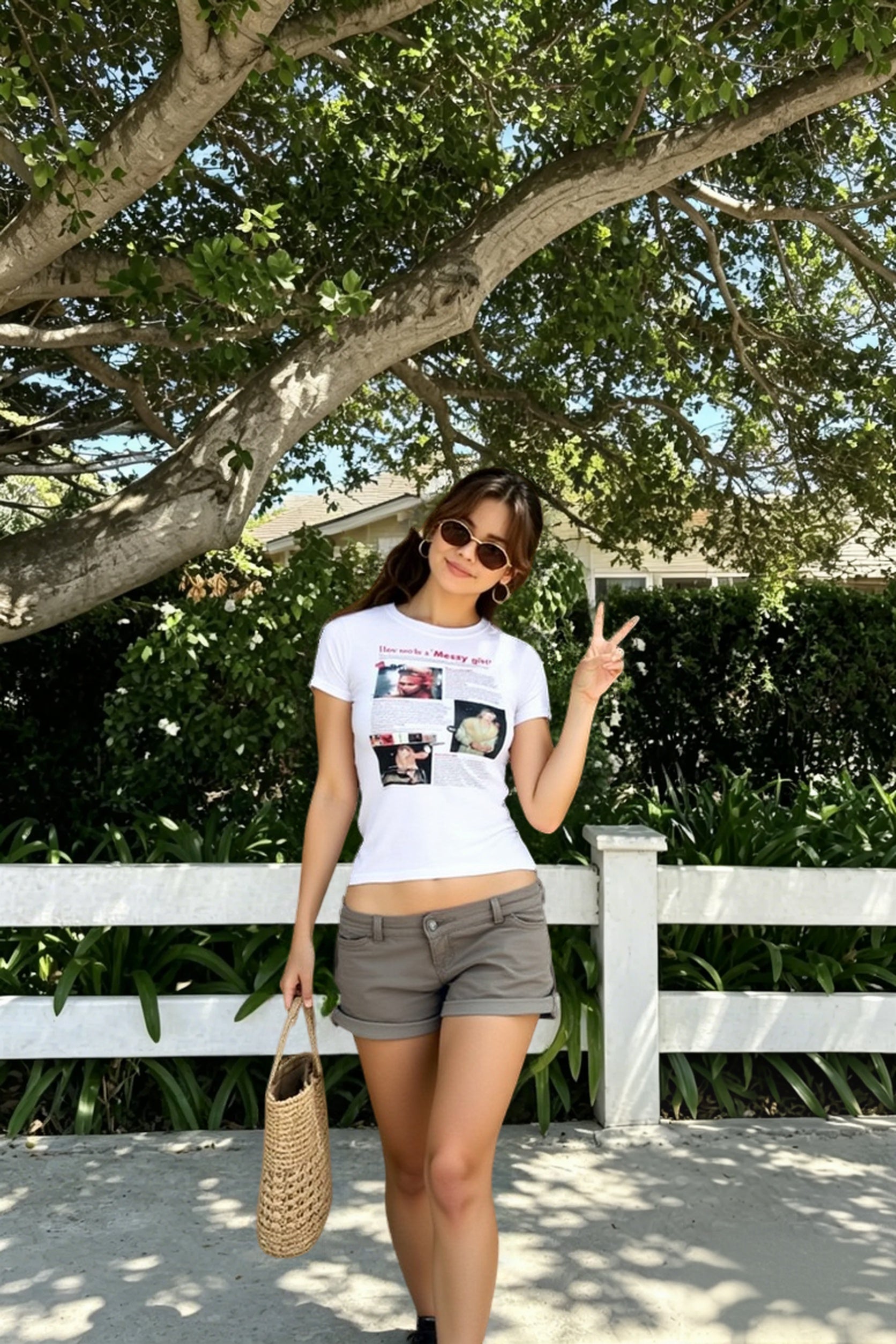 Gothic Letter Fairy Crop T-shirt Secondary image