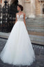 Elegant Minimalist Lace Wedding Dress