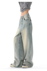 Vintage Wide Leg High Waist Jeans