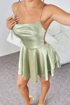 Sultry Satin Slip Dress