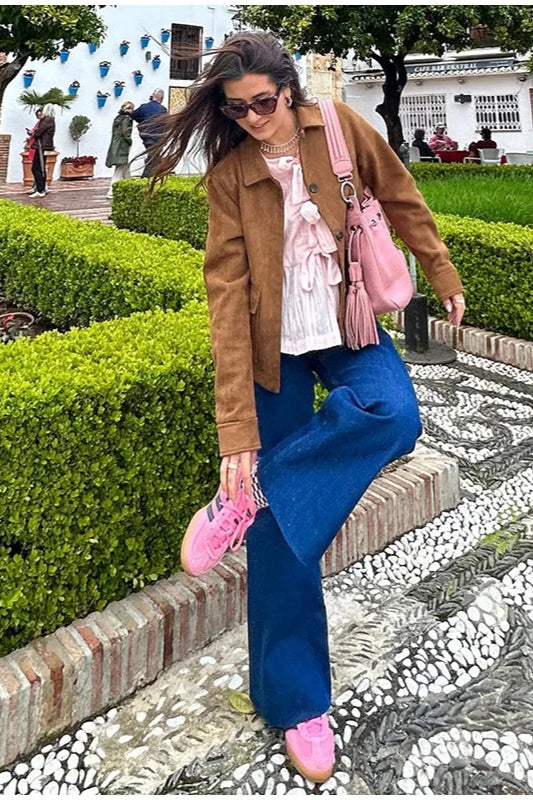 Vintage Suede Pocket Jacket Secondary image