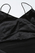 Slim-Fit Spaghetti Strap Party Dress